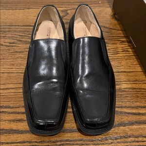 Florsheim Black Leather Men's Slip-On Loafers